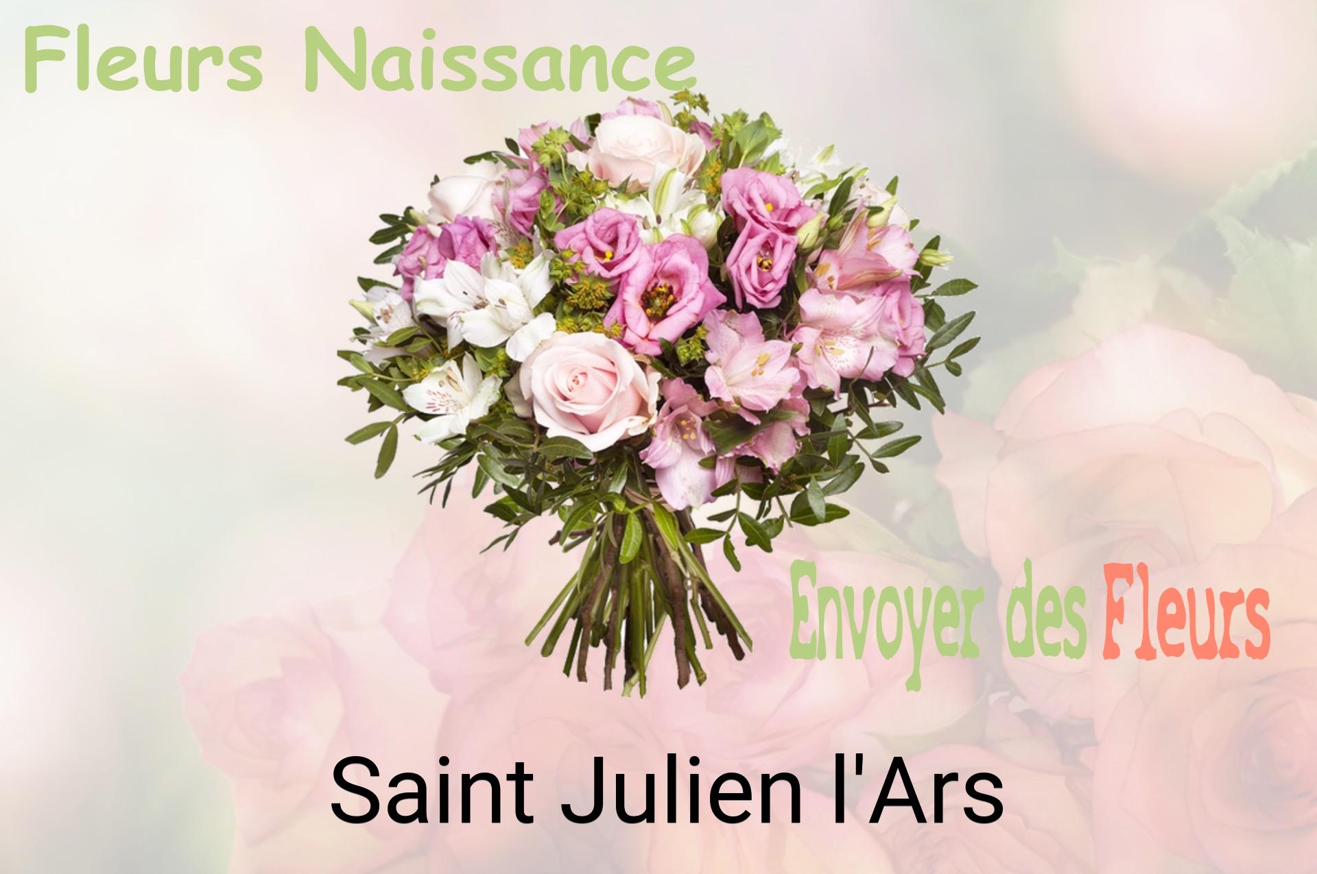 Bouquet de fleurs de naissance livré à Saint-Julien-l'Ars